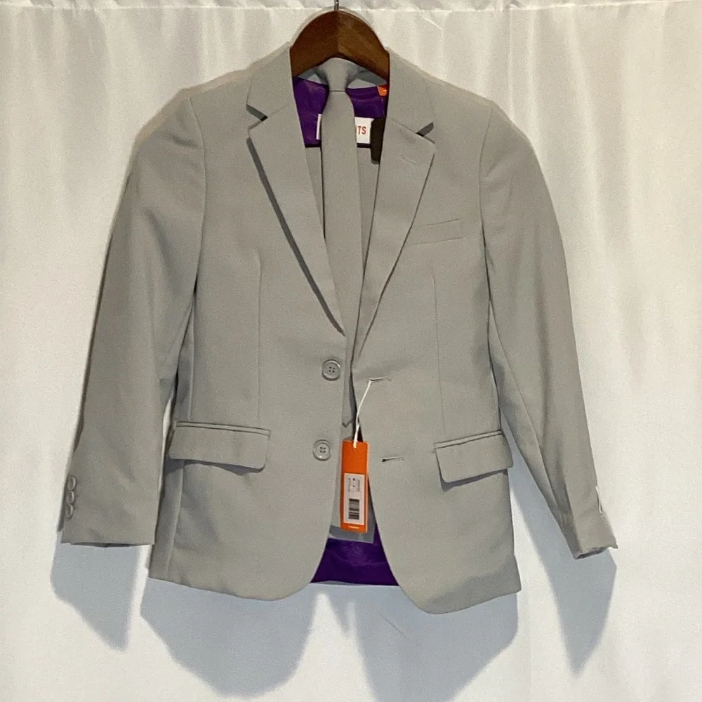 74. Opposuit Boys Gray 3pc Suit NWT Size 10